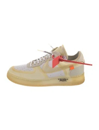 Pre-owned Off-white X Nike Nike Air Force 1 Low Sneakers In Neutral