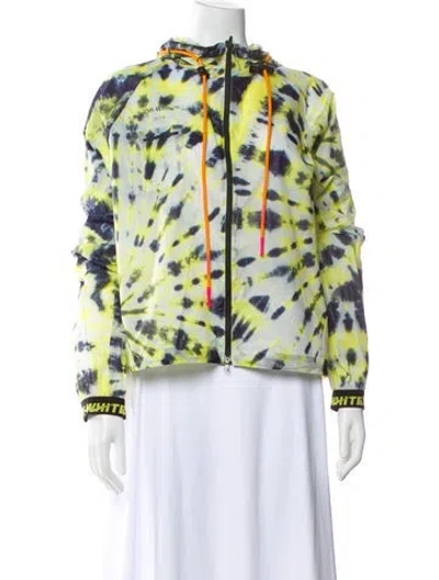 Pre-owned Off-white X Nike Nrg As Aop Nylon Evening Jacket In Yellow