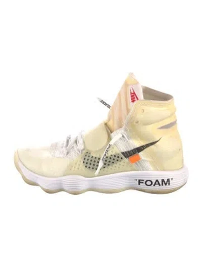 Pre-owned Off-white X Nike React Hyperdunk Flyknit Sneakers In Multi
