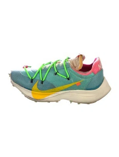 Pre-owned Off-white X Nike Vapor Street 'polarized Blue' (w) Athletic Sneakers In Green