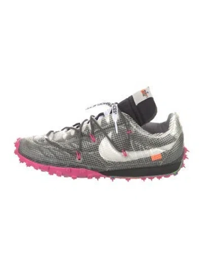 Pre-owned Off-white X Nike Waffle Racer Sneakers In Black