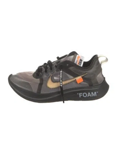 Pre-owned Off-white X Nike Zoom Fly Athletic Sneakers In Black