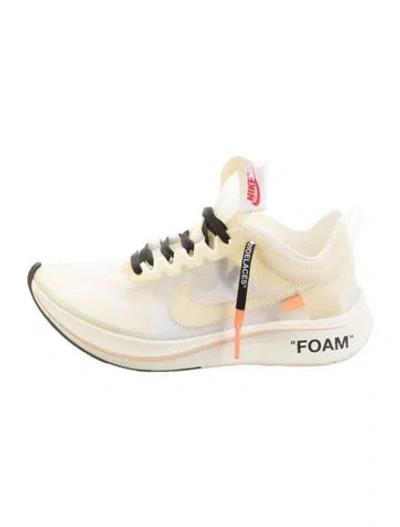 Pre-owned Off-white X Nike Zoom Fly Athletic Sneakers In Neutral