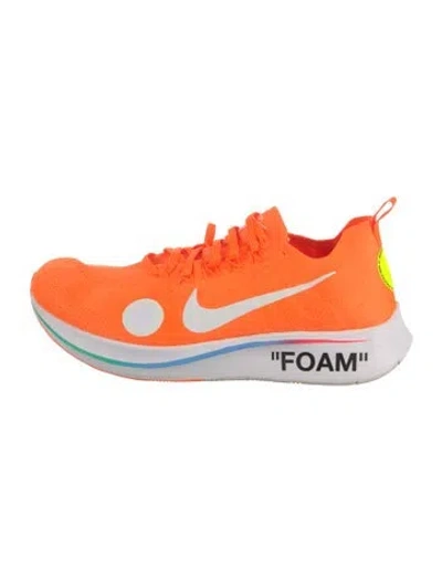 Pre-owned Off-white X Nike Zoom Fly Mercurial 'total Orange' Athletic Sneakers In Multi