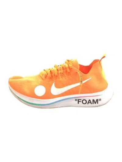 Pre-owned Off-white X Nike Zoom Fly Mercurial 'total Orange' Sneakers