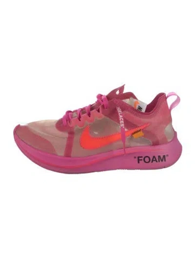Pre-owned Off-white X Nike Zoom Fly 'pink' Sneakers