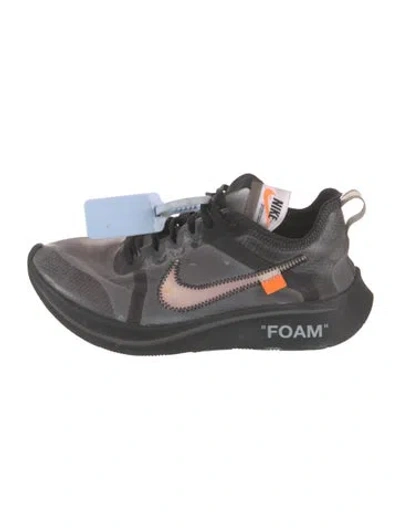 Pre-owned Off-white X Nike Zoom Fly Sneakers In Black