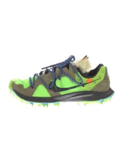 Pre-owned Off-white X Nike Zoom Terra Kiger 5 Electric Green (w) Athletic Sneakers