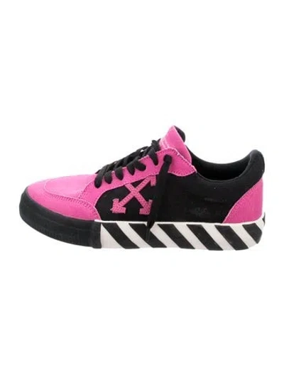 Pre-owned Off-white X Saks Fifth Avenue Vulc Sole Low Sneakers In Pink