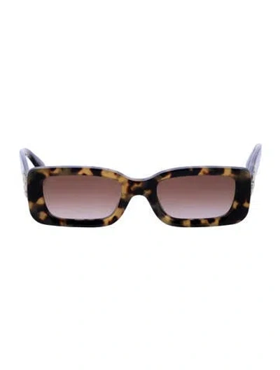 Pre-owned Off-white X Sunglass Hut Square Sunglasses In Brown