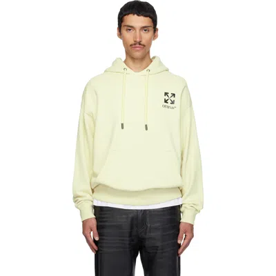 Off-white Yellow Small Arrow Skate Hoodie In Green