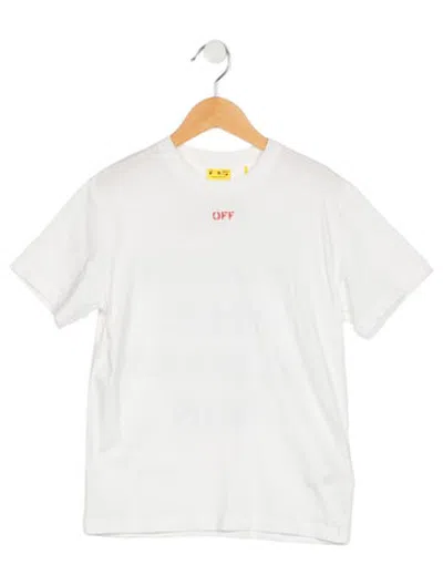 Pre-owned Off-white Kids' Youth T-shirt In White