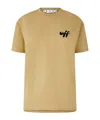 Off-white Printed Short-sleeved T-shirt In Nude