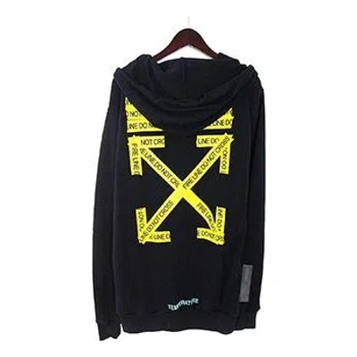 Off-white Zipped Fire Tape Ordinary Version Black In Multi