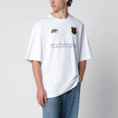 Off-white -style Logo Graphic Mini Tee For Men In Multi
