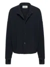 O.files Buttoned Cardigan In Black