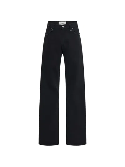 O.files Cotton Jeans In Black