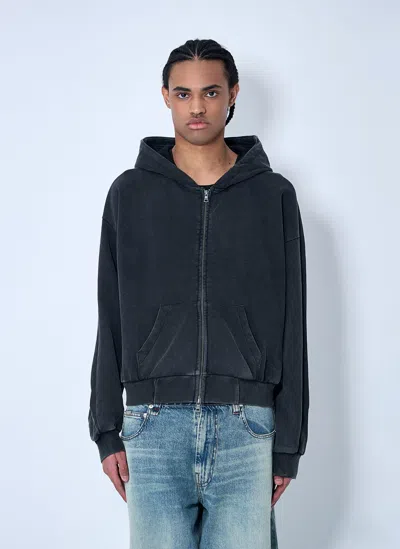 O.files Hooded Sweatshirt In Black