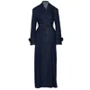 Ofuure Women's Blue Ono Denim Trench Jacket In Blue