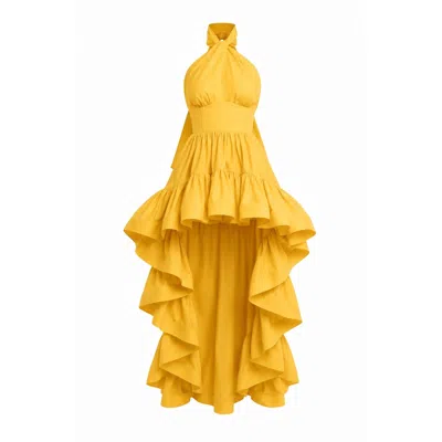 Ofuure Women's Ima Hi-low Dress In Yellow