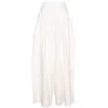 Ofuure Women's Linen Kiara Wide Leg Pants In White In White