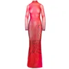 Ofuure Women's Pink Liana Maxi Dress In Multi