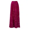 Ofuure Women's Pink / Purple Liza Sequin Pants In Magenta In Pink/purple