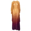 Ofuure Women's Pink / Purple / Yellow Sol Kaftan Dress In Pink/purple/yellow