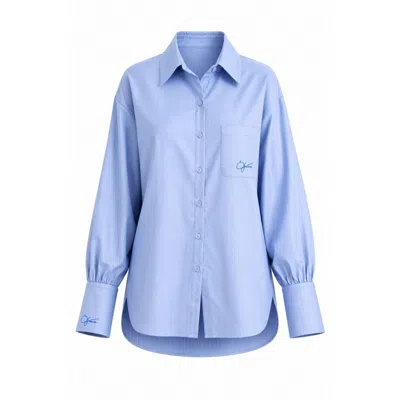 Ofuure Women's Rue Button Up Shirt In Light Blue