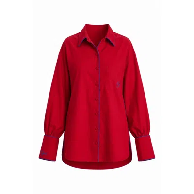 Ofuure Women's Rue Button Up Shirt In Red