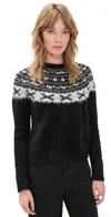 Ogd One Grey Day Cecilia Pullover Black Combo In Black