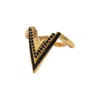 Ogé Jewelry Women's Black / Gold Valor Ring - Gold In Multi