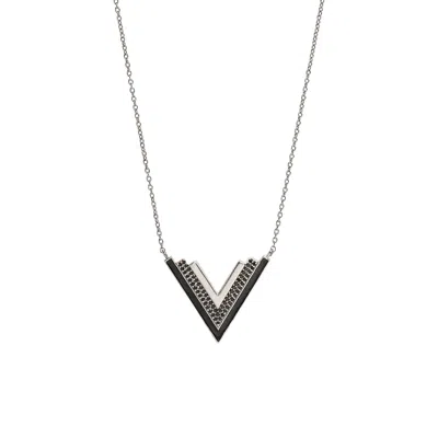 Ogé Jewelry Women's Gold / Black Valor Necklace - Silver In Multi
