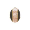 Ogé Jewelry Women's Grey / Gold / Pink Athena Ring - Greek Goddess Of Wisdom, Strategic Warfare, & Justice In Multi
