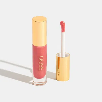 Ogee Beyond Clean Lip Gloss - Poppy In Red