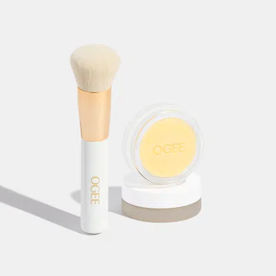 Ogee Cleanser And Brush Duo By  Organic Skincare & Makeup In Transparent