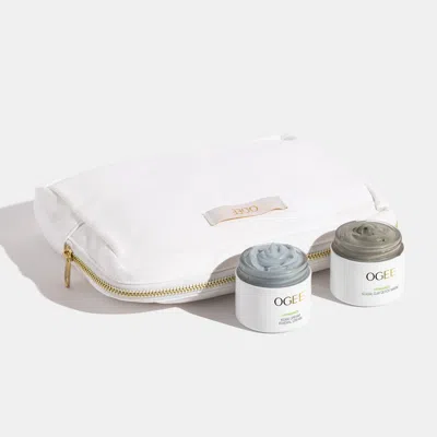 Ogee Pore-refining And Anti-aging Double Mask 90ml By  Organic Skincare & Makeup In White