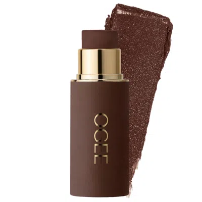 Ogee Sculpted Cream Bronzer And Contour Stick Obsidian 0.28 Oz/8 G In Black
