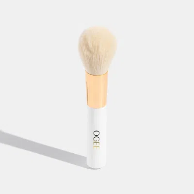 Ogee The Ultimate High-performance Powder Brush By  Organic Skincare & Makeup In White