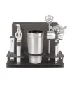 Oggi 10 Piece Bar Set In Stainless Steel