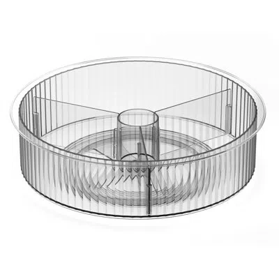 Oggi 12 Inches Fluted Divided Turntable