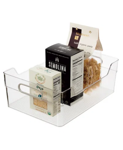 Oggi 14" X 10" Cabinet/drawer High Wall Storage Bin In Clear