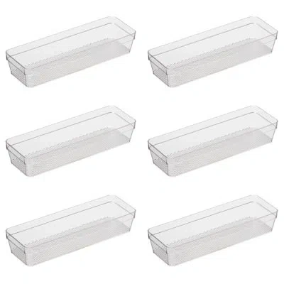 Oggi 2'' H X 3'' W X 9.5'' D Multi-purpose Drawer Organizer In White