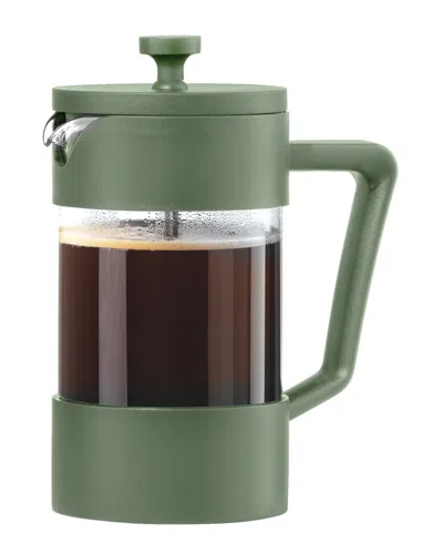 Oggi 5-cup Borosilicate French Press Coffee Maker In Green