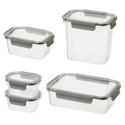 Oggi 5pc Clarity Storage Set - 5951, 5953, 5955, 5956 In White