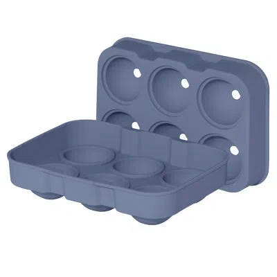 Oggi 6 Large Balls Ice Tray - Blue