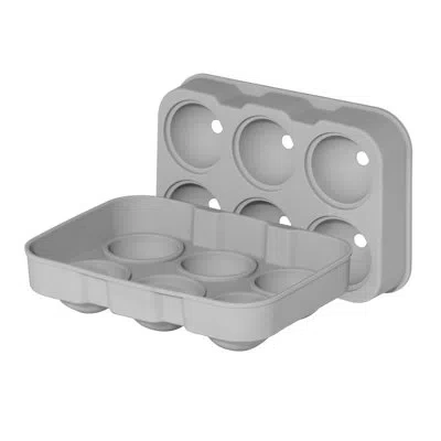 Oggi 6 Large Balls Ice Tray - Gray