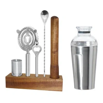 Oggi 7pc Bar Tool Set With Double Wall Shaker - 7441, 7404.0 In Multi