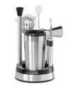 Oggi 8 Piece Compact Bar Set In Stainless Steel
