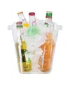 Oggi 8" X 8" X 9.75" Acrylic Square Ice Bucket In Clear